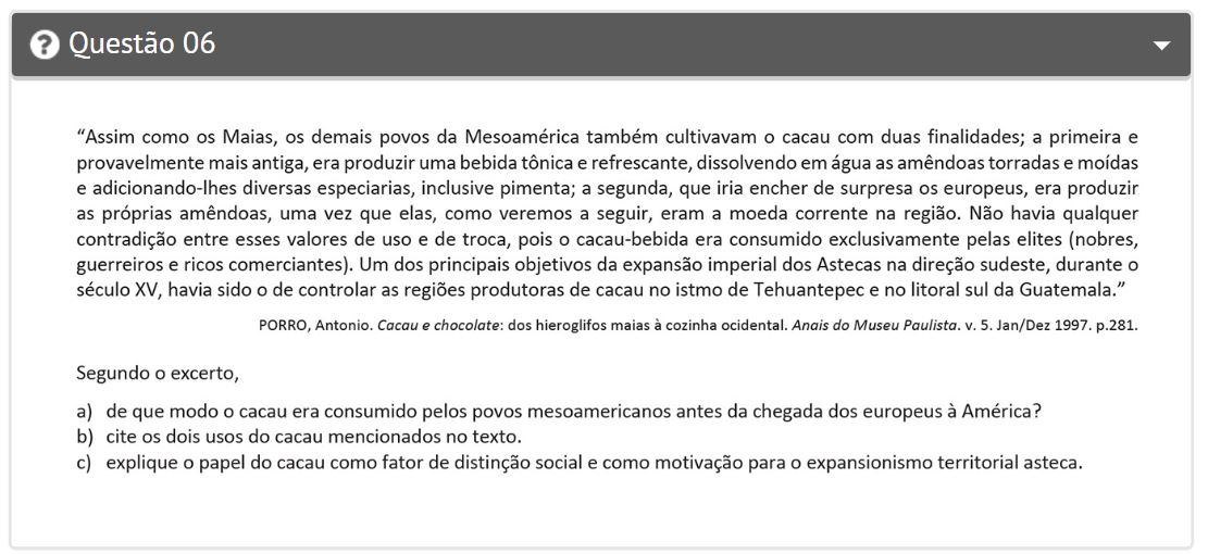 fácil fuvest_história