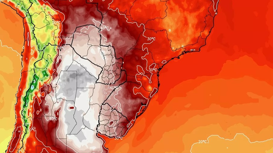 Bolha de calor chega ao Sul do Brasil Bolha de calor chega ao Sul do Brasil