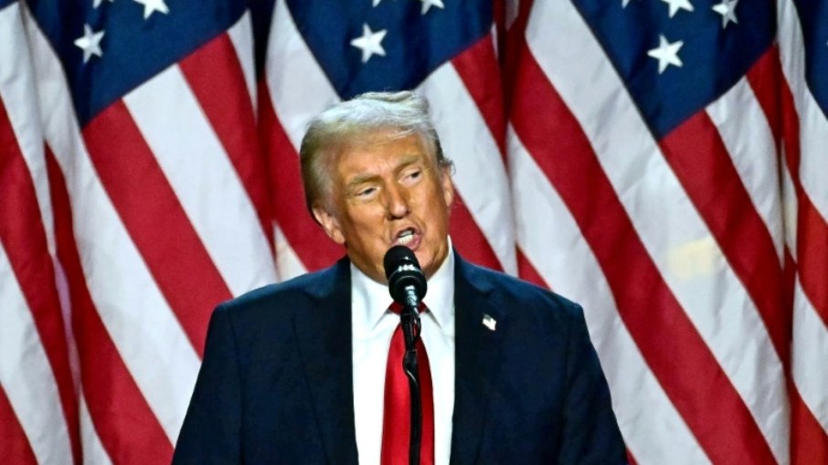 O presidente eleito dos Estados Unidos, Donald Trump