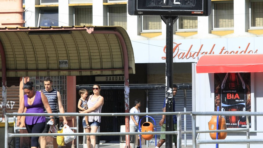 Termômetros marcaram 42ºC