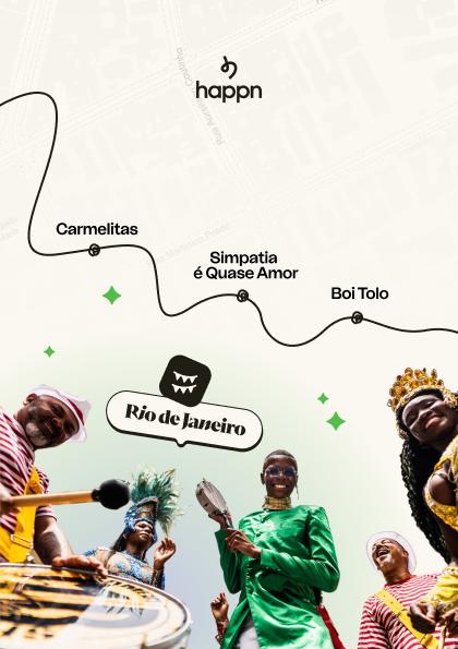 happn revela os 10 melhores bloquinhos para encontrar um Crush no Rio de Janeiro