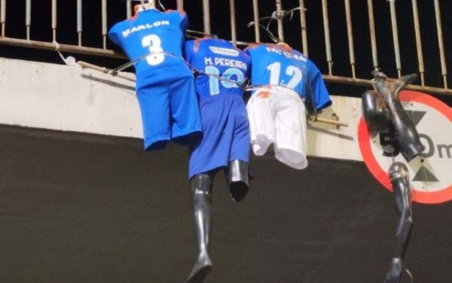 Ameaça contra jogadores do Cruzeiro em um viaduto de Belo Horizonte