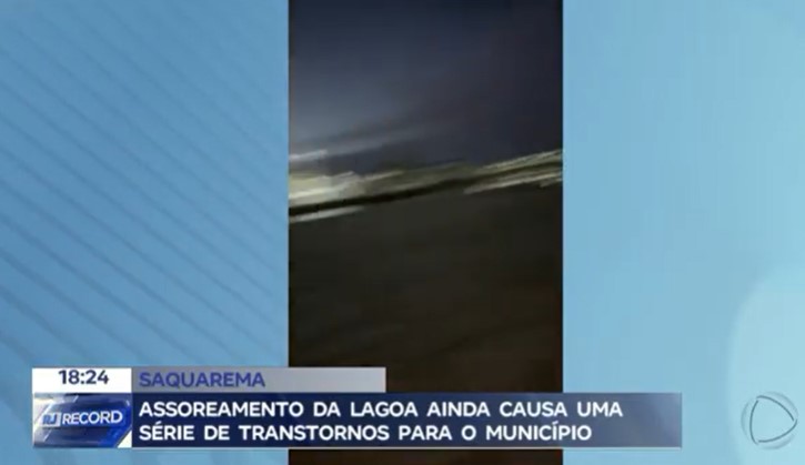 Assoreamento da Lagoa de Saquarema ainda causa transtornos, no Rio de Janeiro