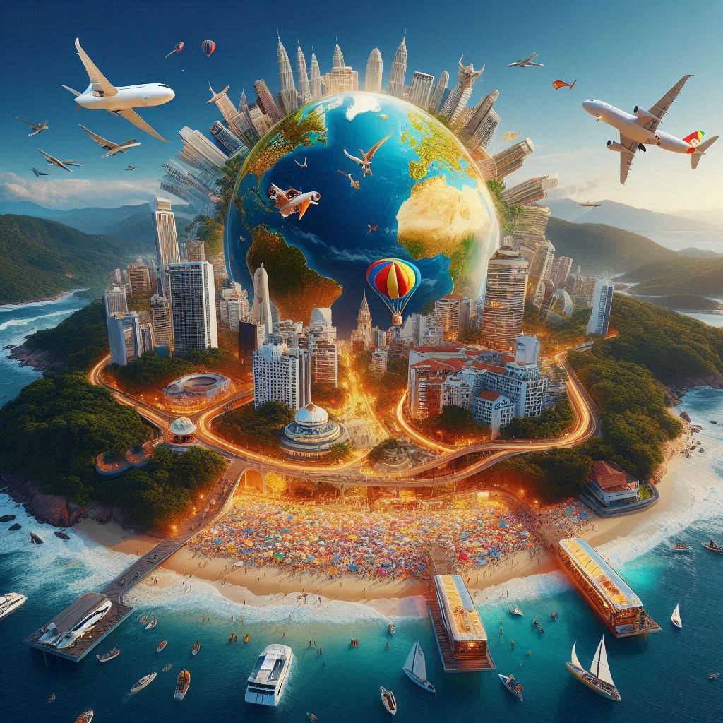 Turismo em alta: estrangeiros injetaram R$ 31,6 bilhões no Brasil em 2024