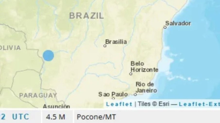 Terremoto em MT