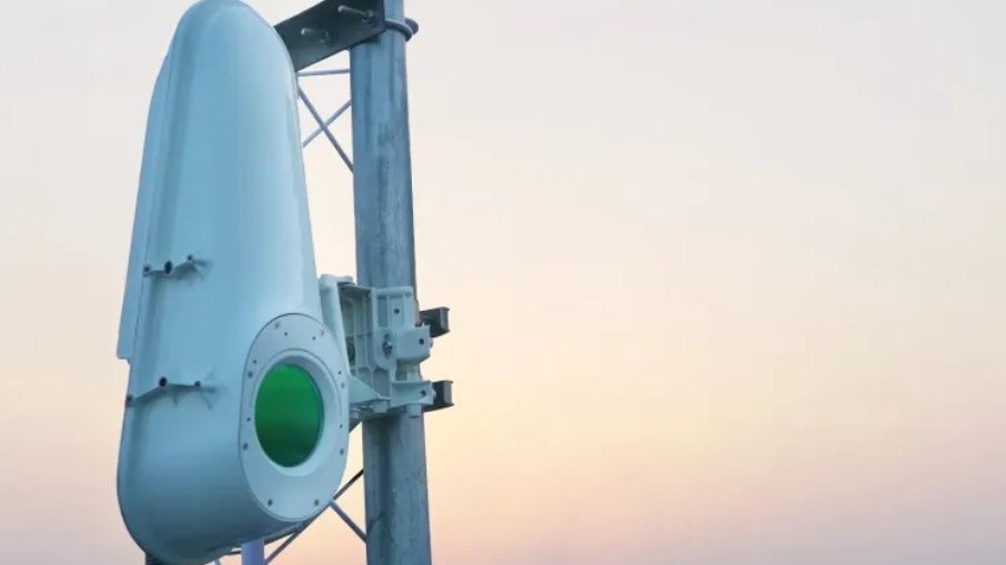 Os Lightbridges atuais da Taara são aproximadamente do tamanho de um semáforo.
