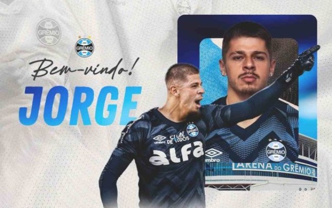 Jorge é o novo reforço do Grêmio para a temporada