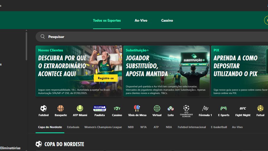 Saiba como fazer o registro na bet365