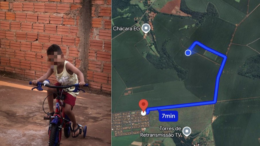 Menino de 4 anos estava perdido em plantação de milho
