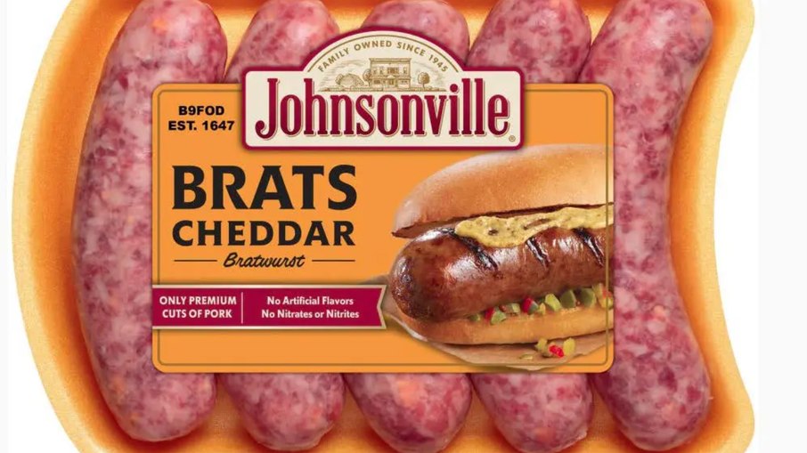 A bratwurst é um tipo de salsicha alemã composta por carnes de porco e vaca