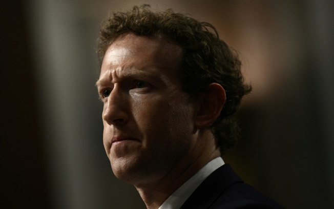 (Arquivo) Mark Zuckerberg no Congresso dos Estados Unidos em Washington, em 31 de janeiro de 2024