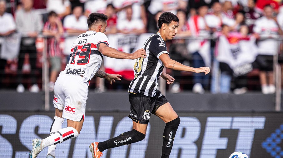 São Paulo recebeu o Santos no Morumbis pelo Brasileirão