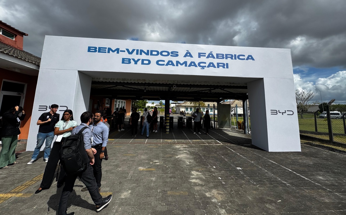 Planta da BYD em Camaçari (BA)
