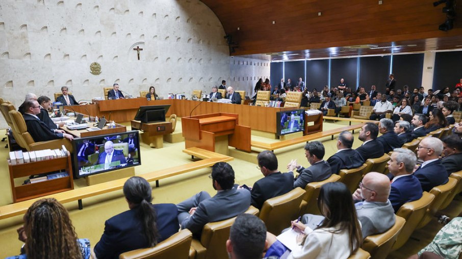 Plenário do STF, no julgamento da “ADPF das Favelas” 