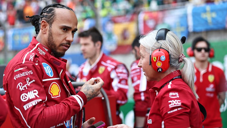 Lewis Hamilton, piloto da Ferrari
