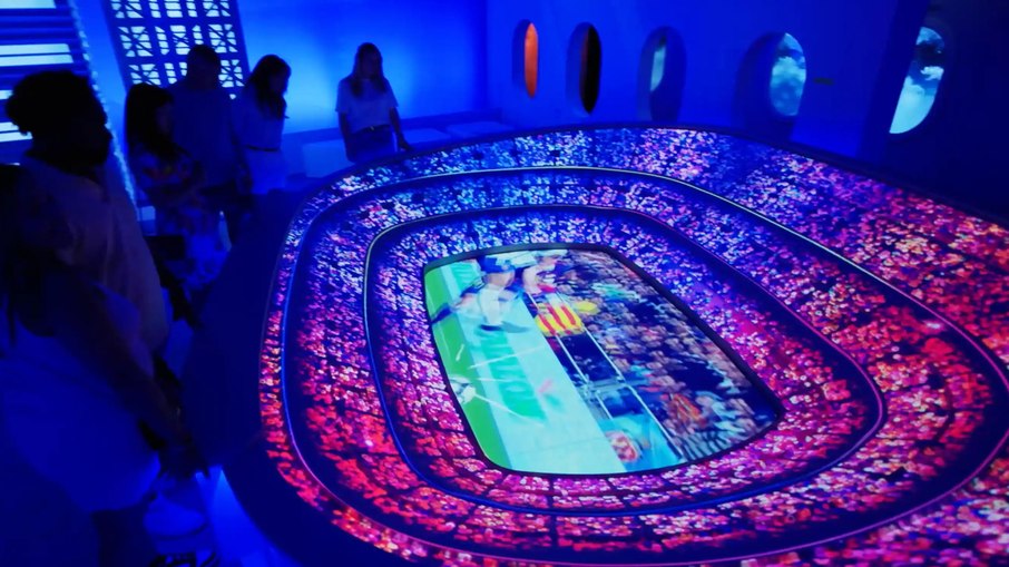 The Messi Experience instalado em São Paulo