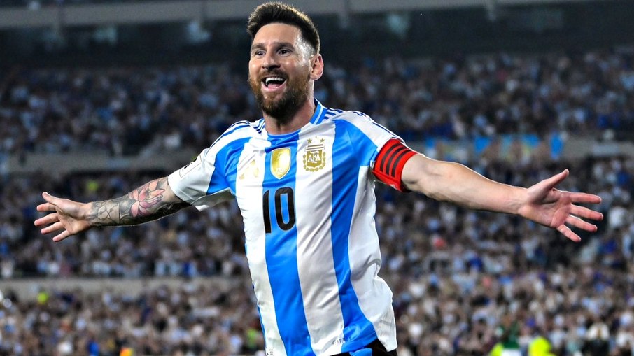 Messi tem no currículo um título de Copa do Mundo pela Argentina