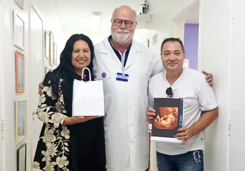 A brasileira Carmelina, de Sorocaba, está grávida da sexta filha aos 62 anos. - Foto: Jefferson Albino