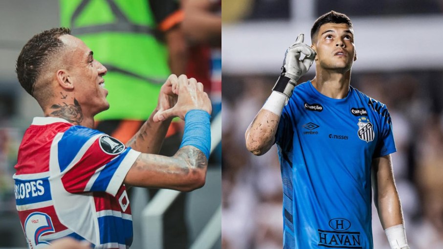 Fortaleza e Santos se enfrentam nesta noite Fortaleza e Santos se enfrentam nesta noite