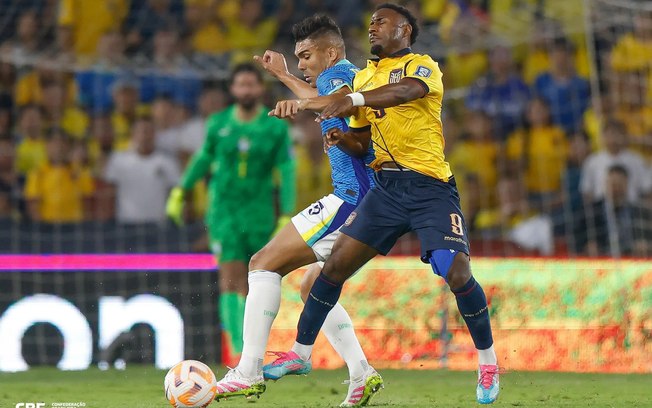 Na estreia de Ancelotti, Brasil empata com Equador pelas Eliminatórias da Copa de 2026 Na estreia de Ancelotti, Brasil empata com Equador pelas Eliminatórias da Copa de 2026