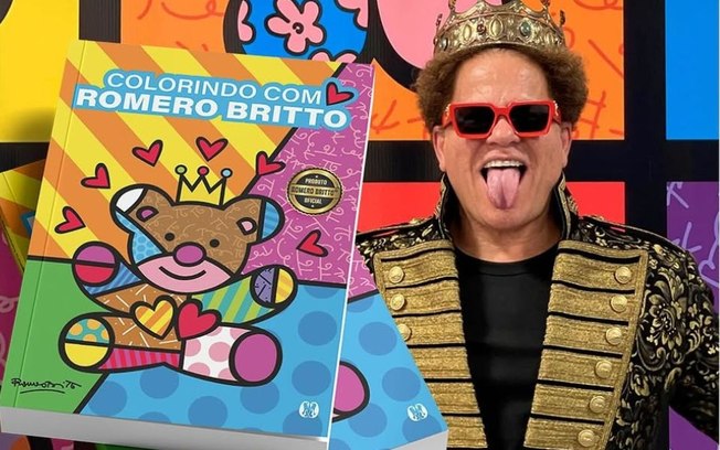 Entrando na trend! Romero Britto lança livro de colorir Entrando na trend! Romero Britto lança livro de colorir