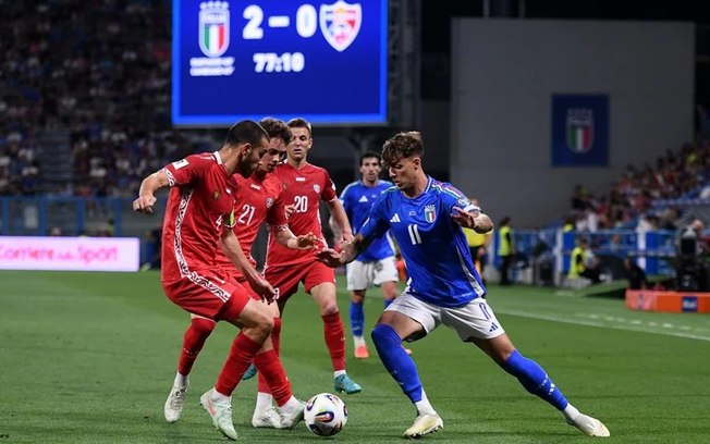 Eliminatórias da Copa: Itália vence Moldávia, mas segue nove pontos atrás da Noruega Eliminatórias da Copa: Itália vence Moldávia, mas segue nove pontos atrás da Noruega