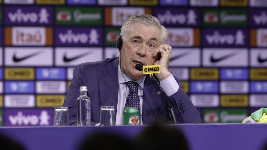 Carlo Ancelotti, técnico da seleção brasileira 