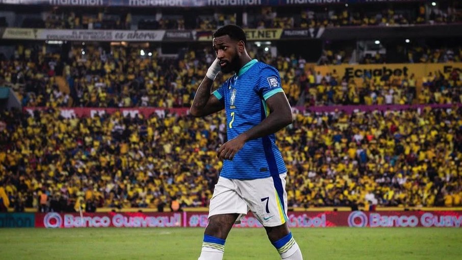 Gerson foi titular contra o Equador Gerson foi titular contra o Equador