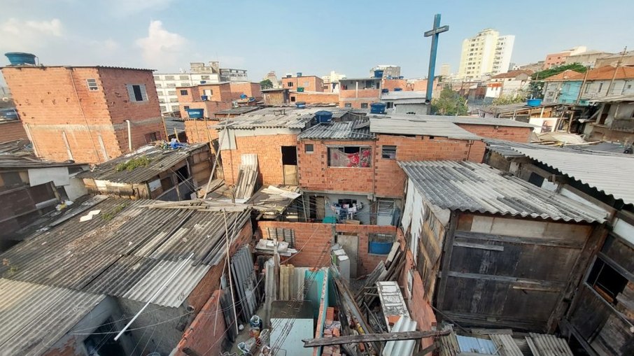Moradias na Favela do Moinho