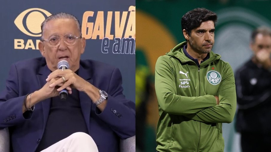 Galvão Bueno dispara contra Abel Ferreira após polêmica Galvão Bueno dispara contra Abel Ferreira após polêmica