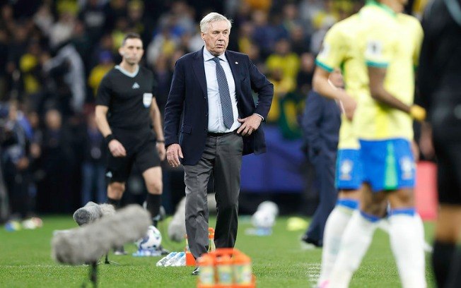 Carlo Ancelotti, técnico do Brasil Carlo Ancelotti, técnico do Brasil