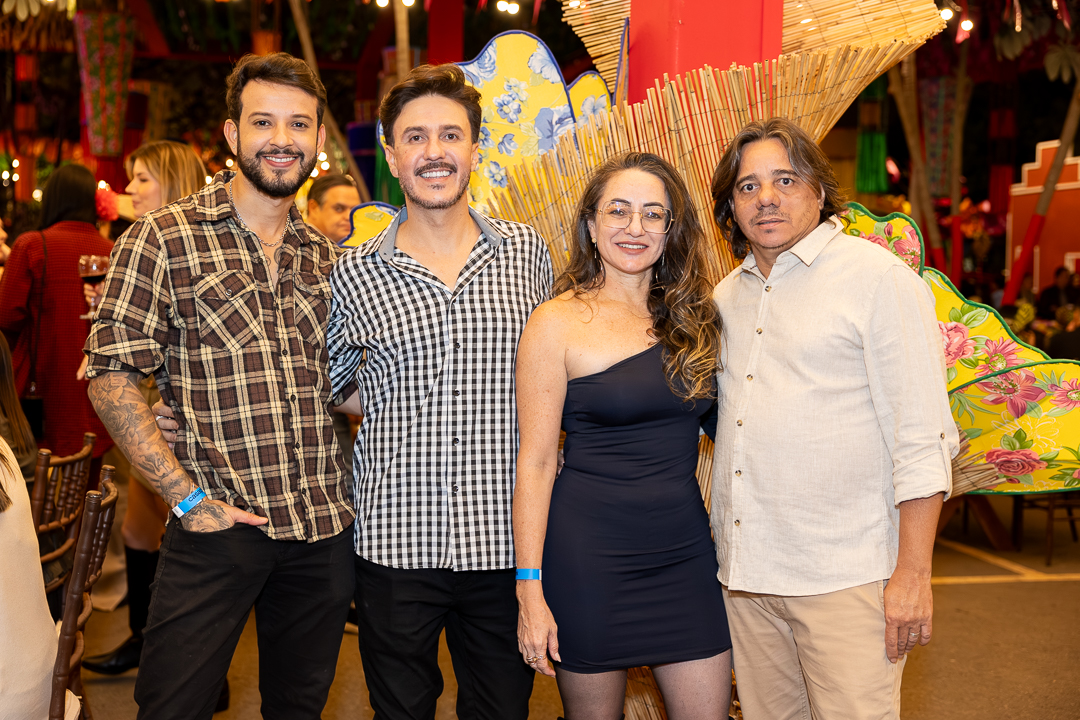 Caio César, Paulo Henrique, Branca Damasceno e Antônio Marcos