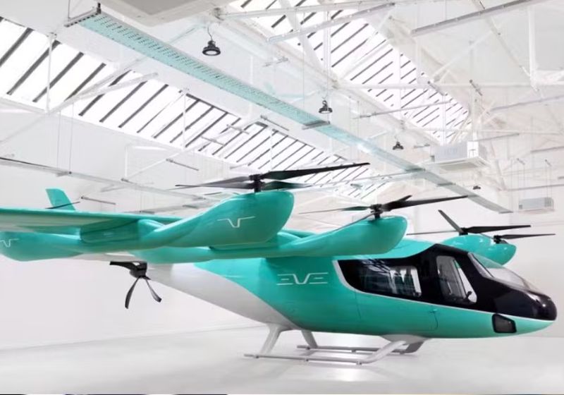Carro voador da Embraer é apresentado em Paris e recebe 3 mil encomendas; vídeo O carro voador da Embraer, apresentado em Paris, é 100 % elétrico, capacidade para 4 pessoas e é mais barato que um helicóptero comum. Foto: divulgação