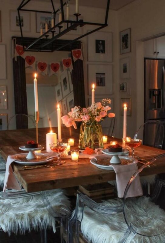 Inspire-se para montar uma mesa romântica para o jantar de Dia dos Namorados