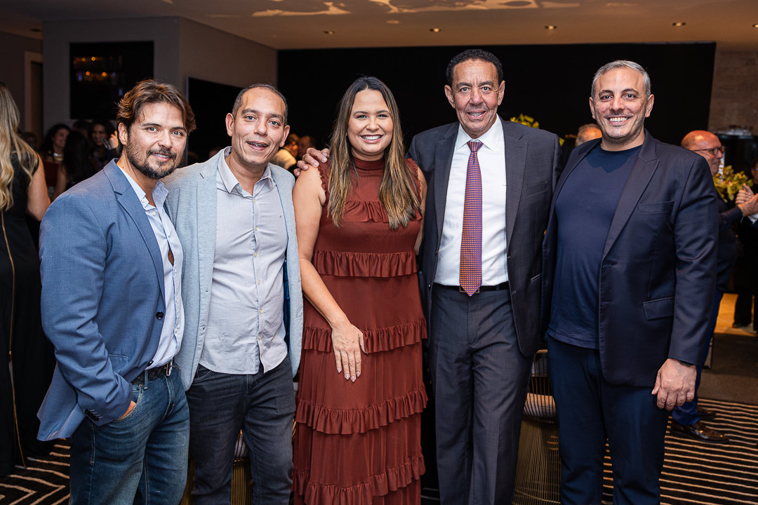 Gui Rodrigues, Miguel Gustavo, Adriana Samartini, Geovane Meireles e Vander Nizan