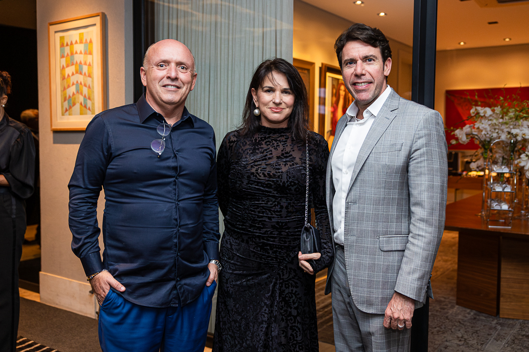 José Martins, Wallerya Teixeira e Leandro Vaz