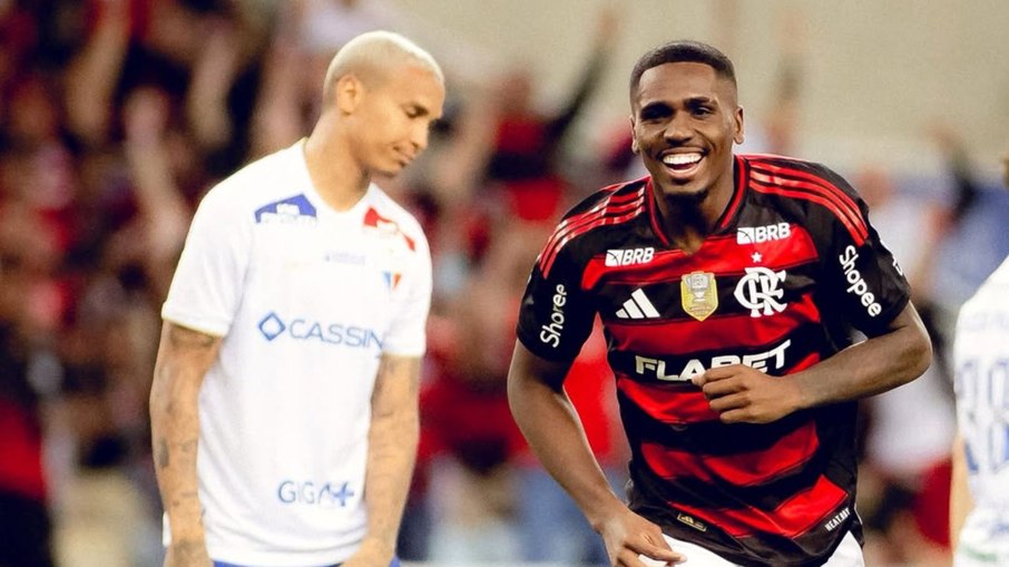Ervertton marcou na goleada do Flamengo sobre o Fortaleza Ervertton marcou na goleada do Flamengo sobre o Fortaleza