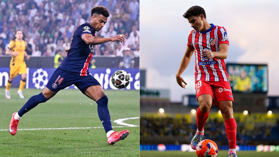 Doué e Julian Álvares são alguns dos destaques da partida entre PSG e Atlético de Madrid Doué e Julian Álvares são alguns dos destaques da partida entre PSG e Atlético de Madrid