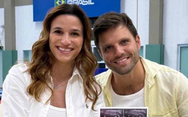 Jade e Leandro anunciaram a novidade por meio das redes sociais Jade e Leandro anunciaram a novidade por meio das redes sociais