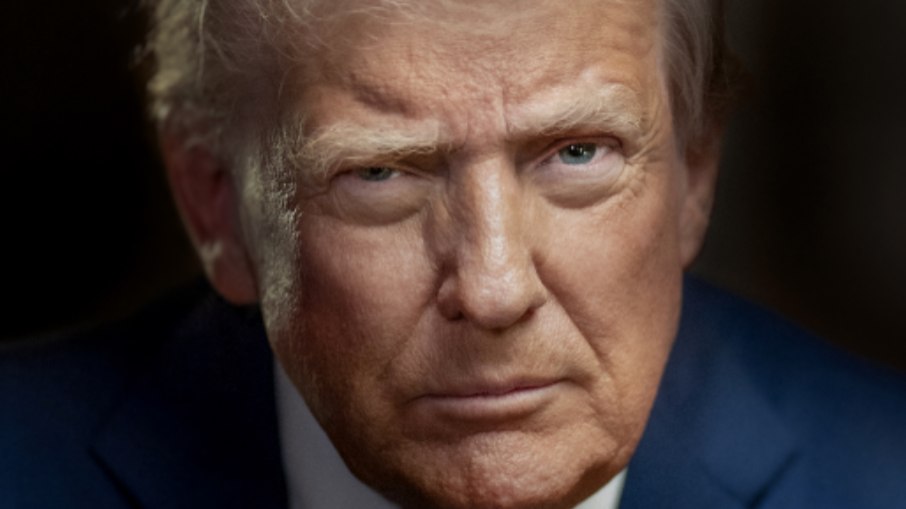 Nova foto oficial do presidente Donald Trump Nova foto oficial do presidente Donald Trump