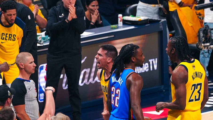 Indiana bate OKC em casa e abre vantagem nas finais da NBA Indiana bate OKC em casa e abre vantagem nas finais da NBA