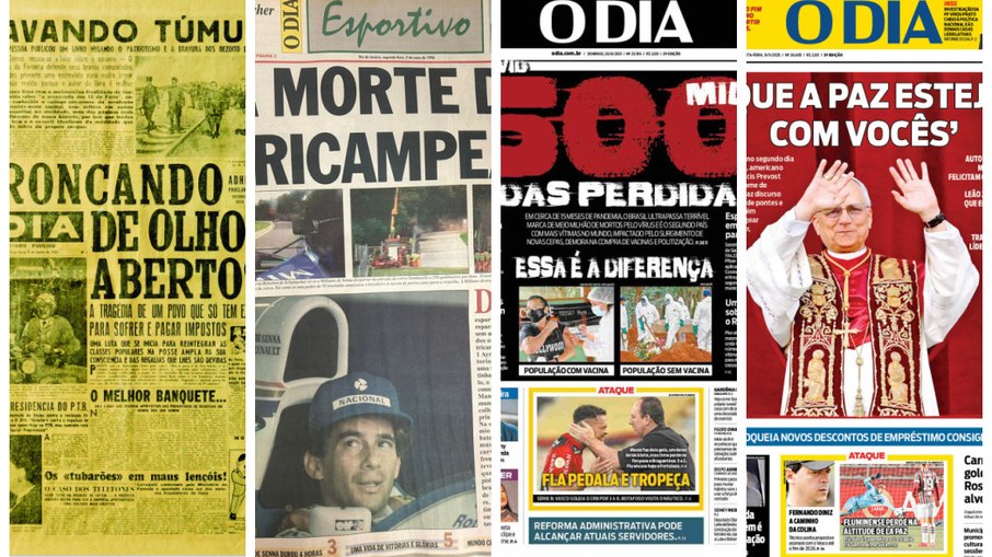 Ao longo dos anos, jornal ODIA escreveu a história nas suas páginas Ao longo dos anos, jornal ODIA escreveu a história nas suas páginas