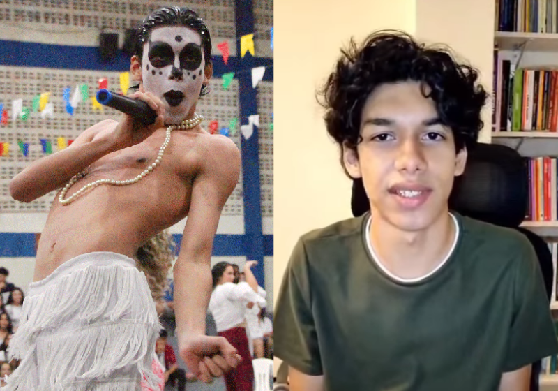 Jovem que viralizou interpretando Ney Matogrosso vai desfilar pela Imperatriz Leopoldinense O jovem Yago, que viralizou dançando Ney Matogrosso na escola, na Bahia, vai desfilar pela Imperatriz no Carnaval 2026. - Foto: Divulgação