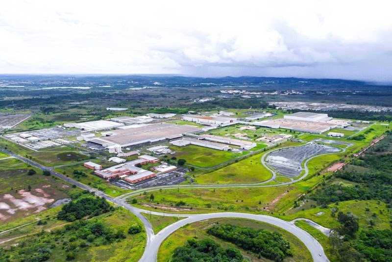 Área onde será instalada fábrica da BYD na Bahia