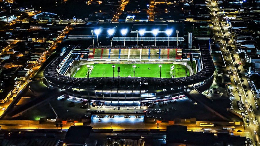 Estádio Rei Pelé, palco do jogo desta quarta-feira Estádio Rei Pelé, palco do jogo desta quarta-feira