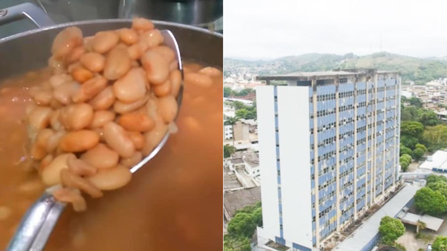 Uma amostra do feijão que estava sendo preparado também foi recolhida para análise Uma amostra do feijão que estava sendo preparado também foi recolhida para análise