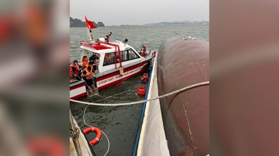 O acidente envolveu a embarcação The Wonder Sea