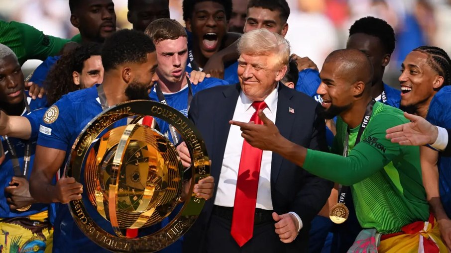 Astro do Chelsea relembra climão com Trump no Mundial: Astro do Chelsea relembra climão com Trump no Mundial: