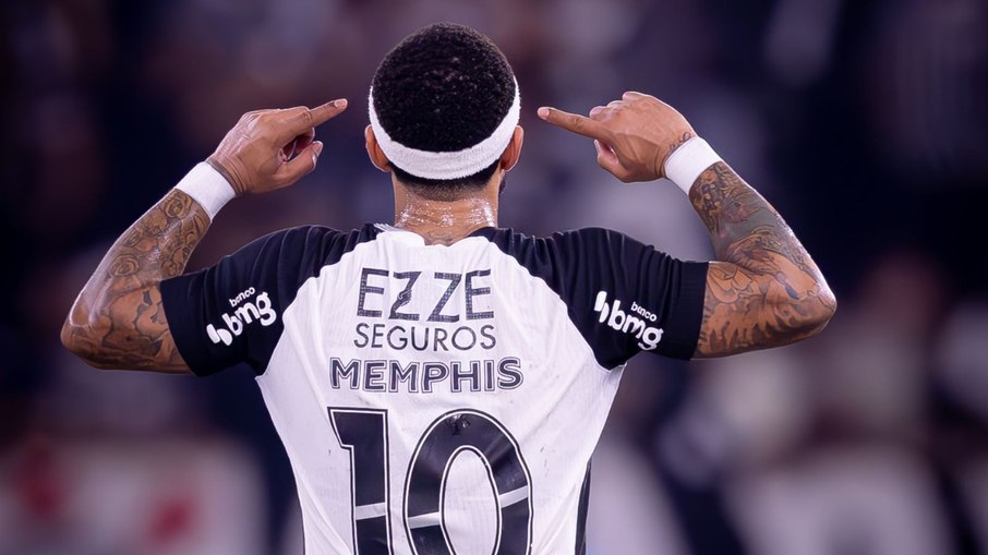 Memphis marca e evita derrota do Corinthians para o Botafogo Memphis marca e evita derrota do Corinthians para o Botafogo