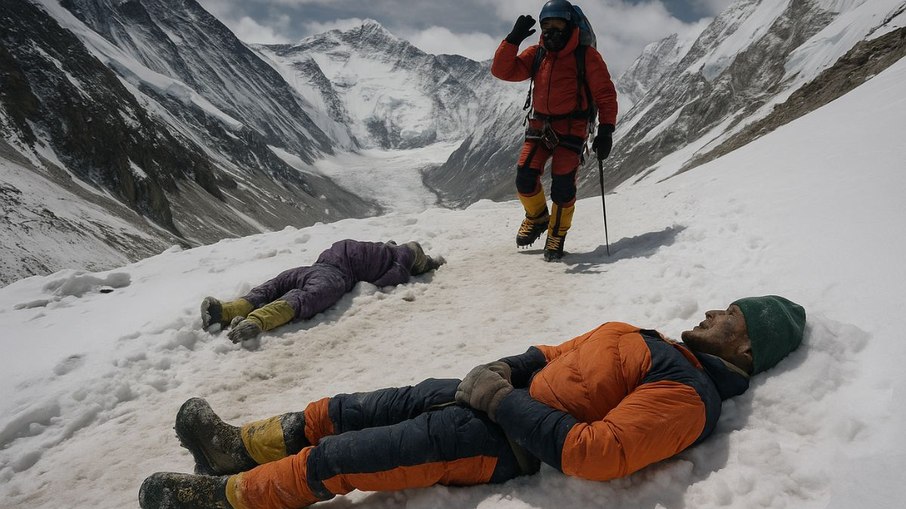 Hoje, há cerca de 200 corpos no Everest Hoje, há cerca de 200 corpos no Everest